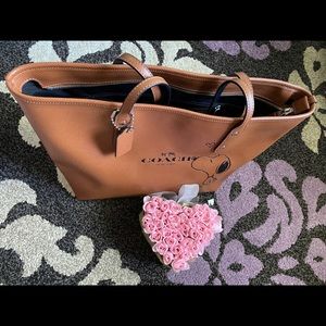 Snoopy Coach Tote
